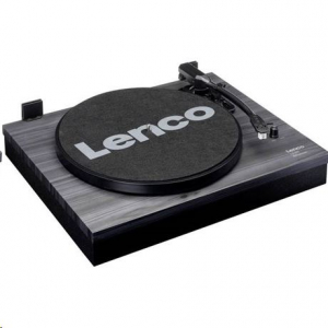 Lenco LS-300BK Bluetooth/USB/ lemezjátszó hangszóróval fekete