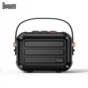 Divoom Macchiato Bluetooth TWS hangszóró, FM Rádió 6W fekete (DIV-MH-BK)