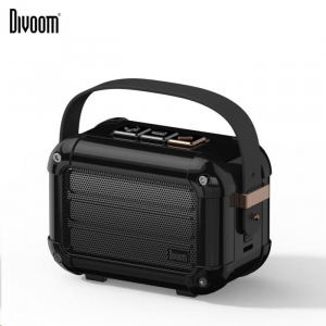 Divoom Macchiato Bluetooth TWS hangszóró, FM Rádió 6W fekete (DIV-MH-BK)