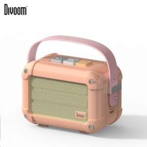 Divoom Macchiato Bluetooth TWS hangszóró, FM Rádió 6W rózsaszín (DIV-MH-PNK)