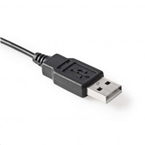 Nedis asztali talpas USB mikrofon fekete-szürke (MICDU100BK)