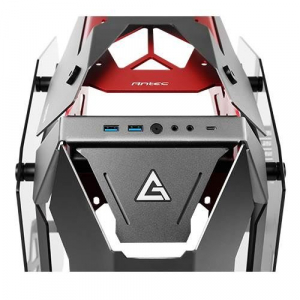 Antec TORQUE táp nélküli Open-Frame ház fekete-piros (0-761345-80017-4)