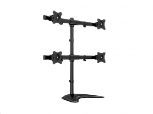 Multibrackets asztali r&ouml;gz&iacute;tő Deskstand Basic Quad d&ouml;nthető, forgathat&oacute; konzol, 15" - 27" fekete (7350073733347)