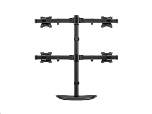 Multibrackets asztali r&ouml;gz&iacute;tő Deskstand Basic Quad d&ouml;nthető, forgathat&oacute; konzol, 15" - 27" fekete (7350073733347)