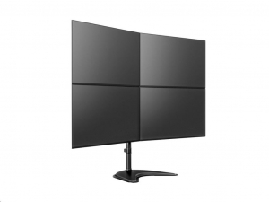 Multibrackets asztali r&ouml;gz&iacute;tő Deskstand Basic Quad d&ouml;nthető, forgathat&oacute; konzol, 15" - 27" fekete (7350073733347)