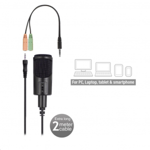 Ewent EW3552 Multimedia asztali mikrofon
