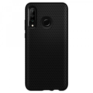 Spigen Liquid Air Huawei P30 Lite / Nova 4e hátlaptok fekete  (L39CS25738)