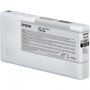 Epson T9139 tintapatron 200ml Light Light Black (C13T913900)