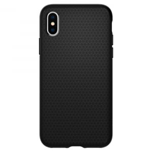 Spigen Liquid Air Apple iPhone XS hátlaptok fekete (063CS25114)