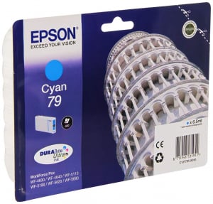 Epson 79 DURABrite Ultra tintapatron cián (C13T79124010)