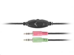 natec Canary mikrofonos fejhallgató fekete (NSL-1295)