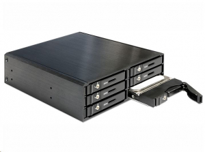 DeLock 6x2.5" beépíthető mobile rack (47221)