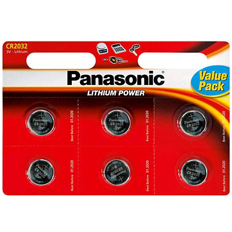 Panasonic 3V Lítium gombelem 6db-os   (CR2032L/6BP)