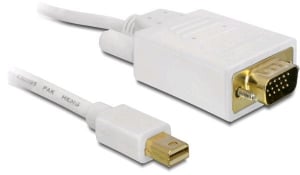 Delock Displayport mini apa > VGA 15 pin apa kábel 3 m (82922)