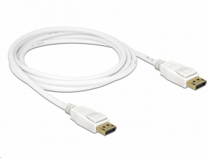 DeLock 84877 Displayport 1.2 apa -> Displayport apa kábel 2m fehér