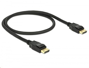 DeLock 85506 Displayport 1.2 apa > Displayport apa 0,5m fekete