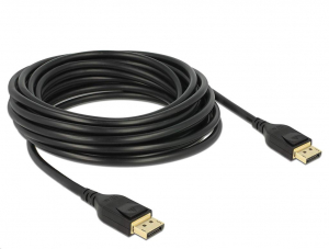 Delock 85663 DisplayPort kábel 8K 60 Hz, 5 m, DP 8K tanúsítvánnyal