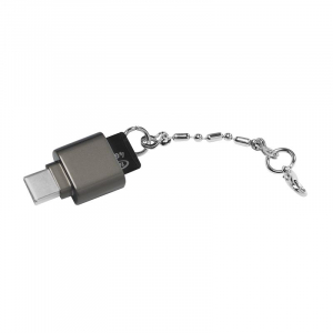 LogiLink key chain USB-C OTG kártyaolvasó fekete (CR0039)