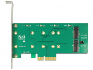 DeLock 2x M.2 bővítő kártya PCI-E (89536)