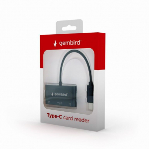 Gembird USB 3.1 Type-C SDXC combo card reader kártyaolvasó (UHB-CR3-02)