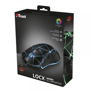 Trust GXT 133 Locx Gaming optikai egér (22988)