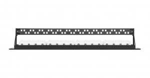 Nikomax UTP patch panel cat.5e 24 port 19" 1U (NMC-RP24UD2-1U-BK)