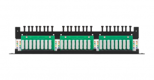 Nikomax UTP patch panel cat.5e 24 port 19" 0.5U (NMC-RP24UD2-HU-BK)