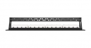 Nikomax UTP patch panel cat.6 24 port 19" 1U (NMC-RP24UE2-1U-BK)