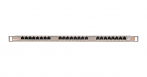 Nikomax STP patch panel cat.5e 24 port 19" 0.5U árnyékolt (NMC-RP24SD2-HU-MT)