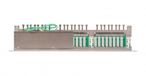 Nikomax STP patch panel cat.5e 24 port 19" 0.5U árnyékolt (NMC-RP24SD2-HU-MT)