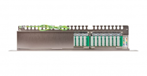 Nikomax STP patch panel cat.5e 24 port 19" 1U árnyékolt (NMC-RP24SD2-1U-MT)