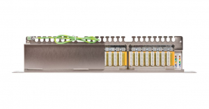 Nikomax STP patch panel cat.6 24 port 19" 1U árnyékolt (NMC-RP24SE2-1U-MT)