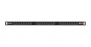 Nikomax UTP patch panel cat.5e 24 port 19" 0.5U (NMC-RP24UD2-HU-BK)