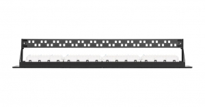 Nikomax UTP patch panel cat.5e 24 port 19" 1U (NMC-RP24UD2-1U-BK)