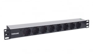 Intellinet hálózati elosztó 19" PDU 8xschuko 1.8m (714037)