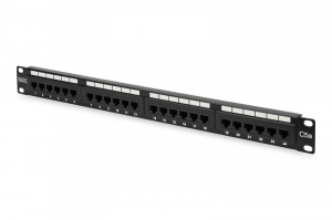 Digitus DN-91524U patch panel 24 port 1U 19" CAT 5e