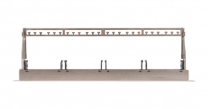 Nikomax UTP patch panel keret 1U 19" szürke (NMC-RP08-BLANK-CJ-1U-MT)