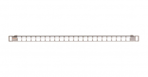 Nikomax patch panel 24 port 0.5U 19" fém árnyékolt (NMC-RP24-BLANK-HU-MT)