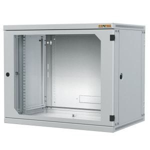 Conteg 9U 19" fali rack szekr&eacute;ny 600x600 sz&uuml;rke  (RUN-09-60/60)