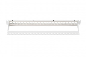 Digitus DN-91410 modular patch panel 24 port 1U 19" árnyékolt szürke