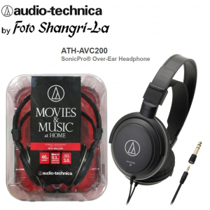 Audio-Technica ATH-AVC200 Fejpántos zárt Home Studio fejhallgató