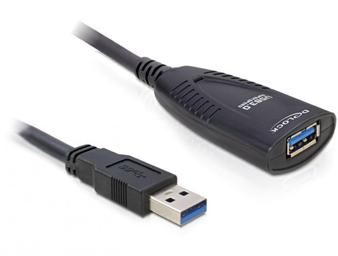 Delock DL83089 USB 3.0 hosszabbító kábel 5 m