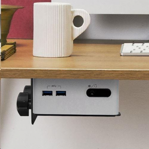 Techly kar VESA / rúd/ pult alatti mini PC tartó  (102796)
