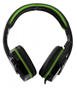 Esperanza EGH310G RAVEN Gamer mikrofonos fejhallgató fekete-zöld