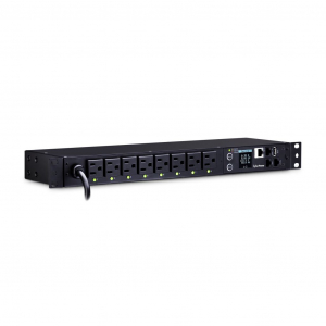 CyberPower Switched PDU 1U túlfeszültségvédő 8xNEMA 5-15R dugalj 3.7m (PDU41005)