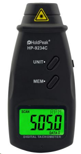 HOLDPEAK 9234C Digit&aacute;lis, l&eacute;zeres optikai fordulatsz&aacute;m m&eacute;rő (114825)