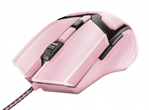Trust GXT 101P Gav optikai Gaming egér pink (23093)