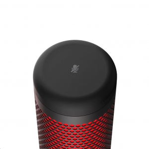 HyperX QuadCast asztali mikrofon fekete-piros (HX-MICQC-BK / 4P5P6AA)