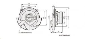 Pioneer TS-R1350S 3-utas koaxiális hangszóró