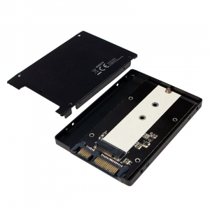 LogiLink M.2 -> 2,5" SSD beépítő keret fekete (AD0019)